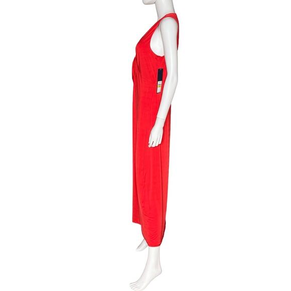RACHEL Rachel Roy Women's Rio Red Wilonna Tie-Front A-Line Dress Sz M NWT - Picture 3 of 7